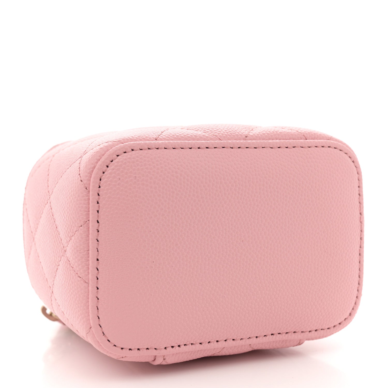 Chanel Caviar Quilted Mini Vanity Case With Chain Light Pink 4 of 10
