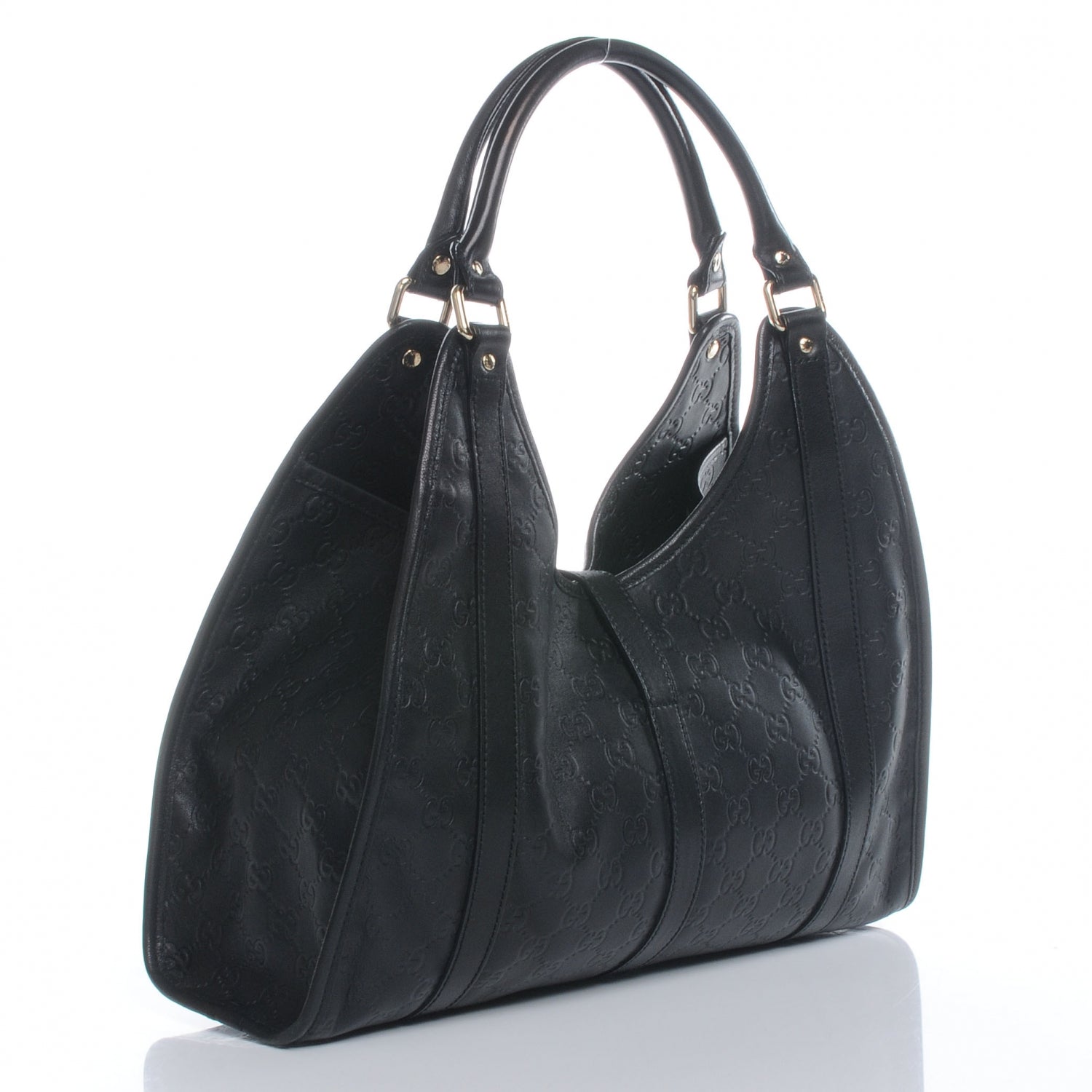Gucci Guccissima Medium Joy Shoulder Bag Black 3 of 7