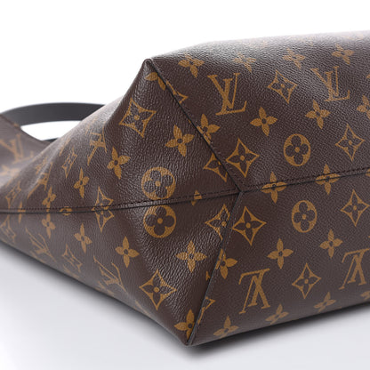 Louis Vuitton Monogram Flower Hobo Black 7 of 9