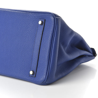 Hermes Togo Birkin 35 Bleu Electrique 7 of 10