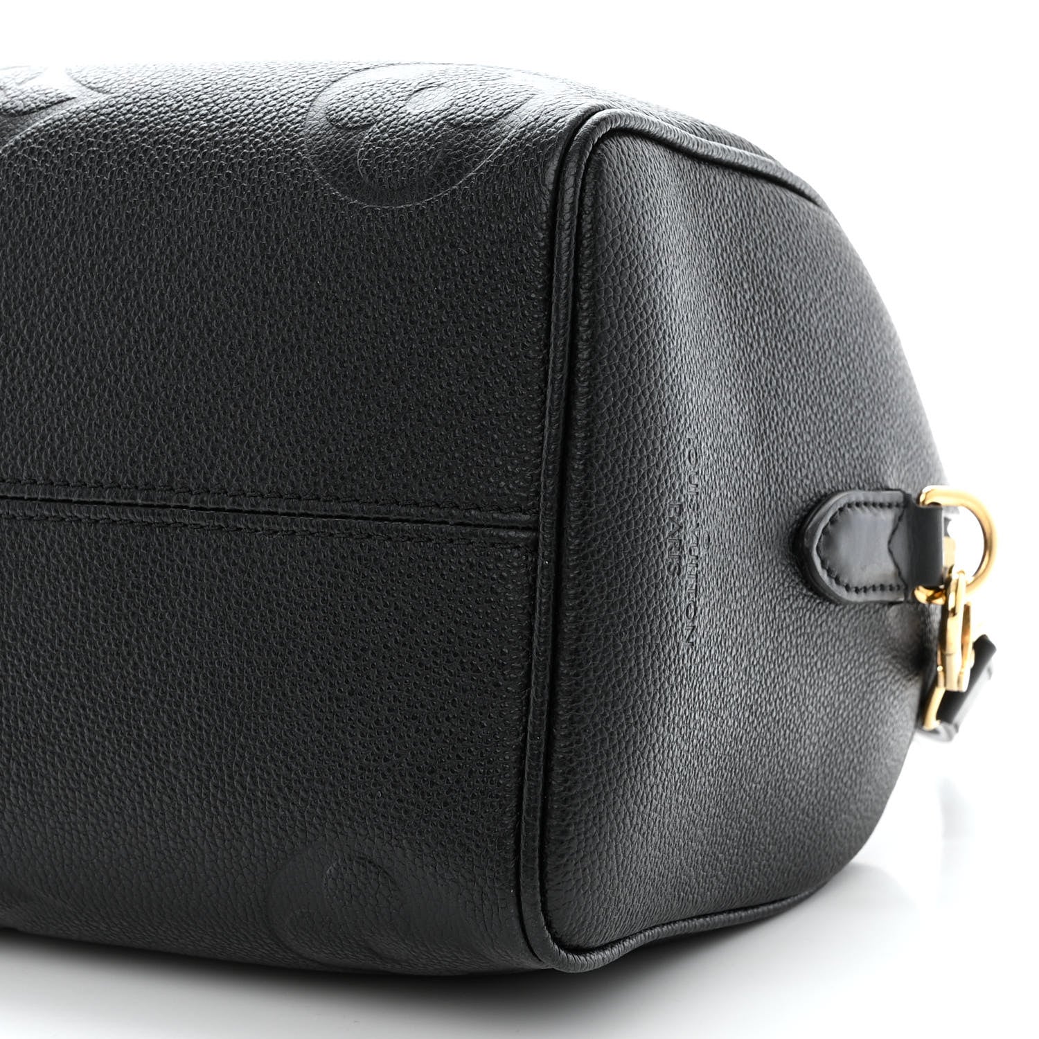 Louis Vuitton Empreinte Monogram Giant Speedy Bandouliere 25 Black 9 of 10