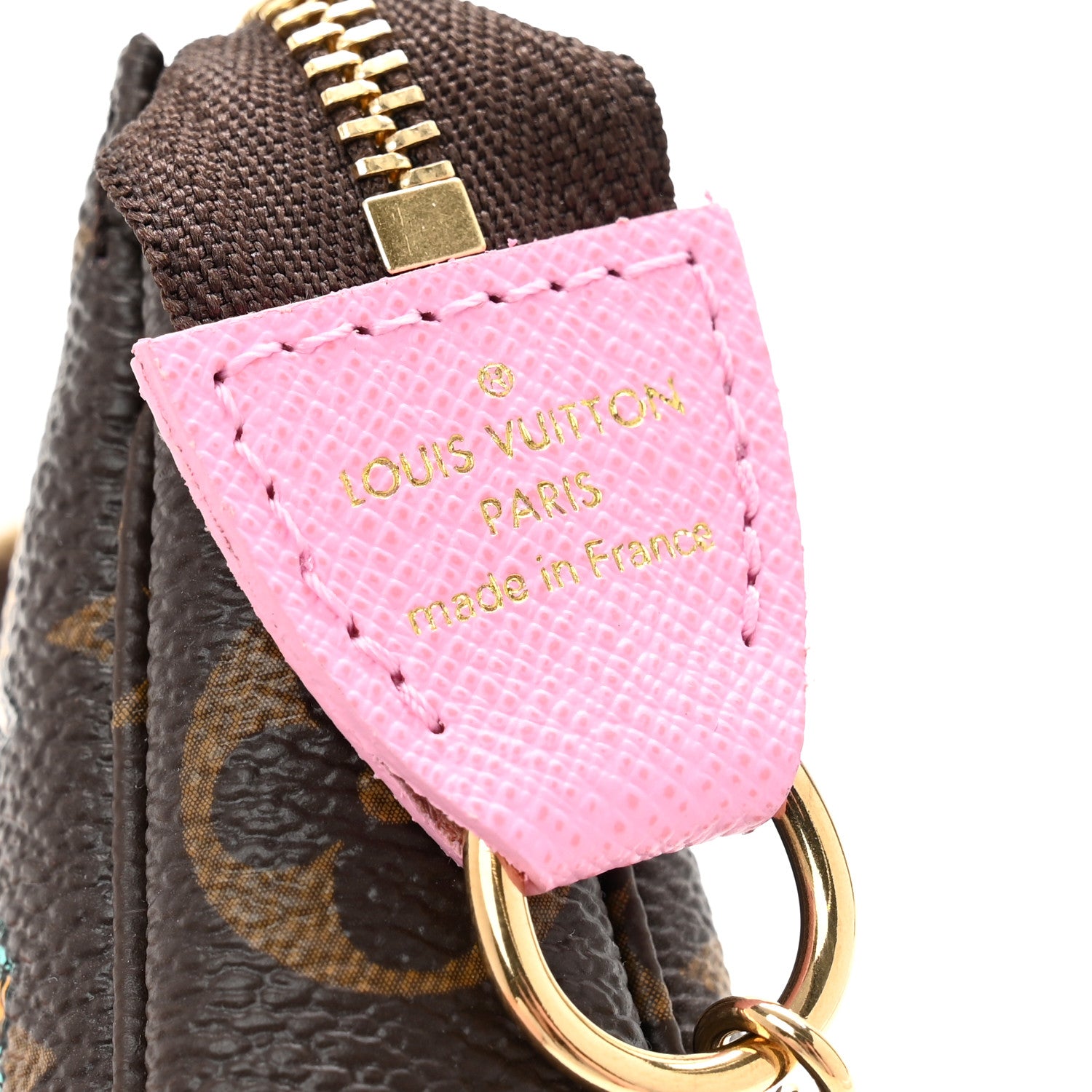 Louis Vuitton Monogram 2022 Christmas Animation Paris Mini Pochette Accessories Pink 6 of 8