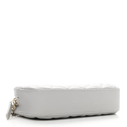 Chanel Caviar Quilted Camera Case Grey 4 of 11