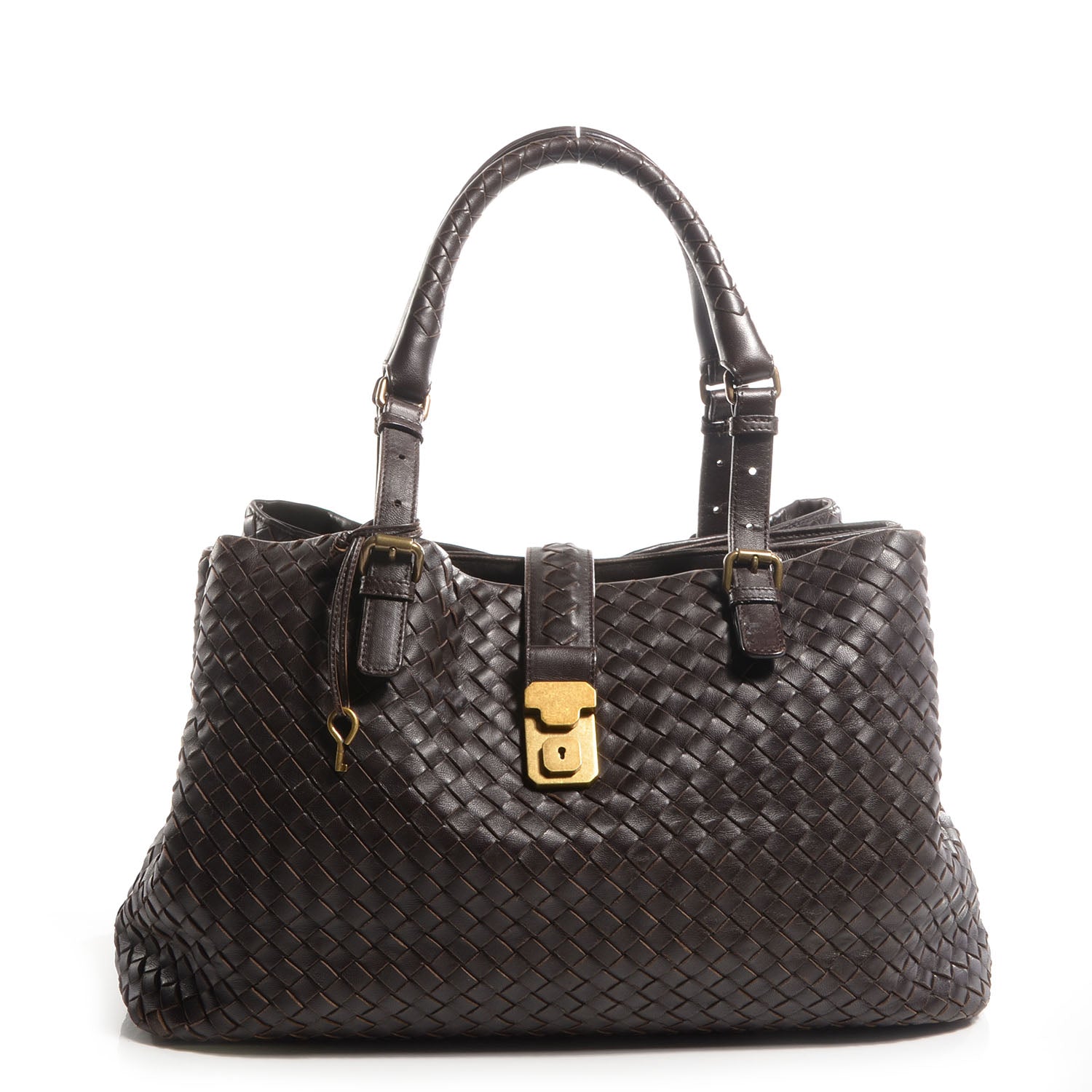 Bottega Veneta Nappa Intrecciato Medium Roma Tote Moro 1 of 8