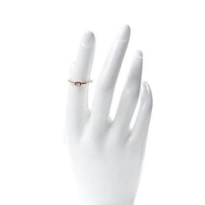 Cartier 18K Pink Gold Diamond D'Amour Heart Ring 51 5.75 2 of 4