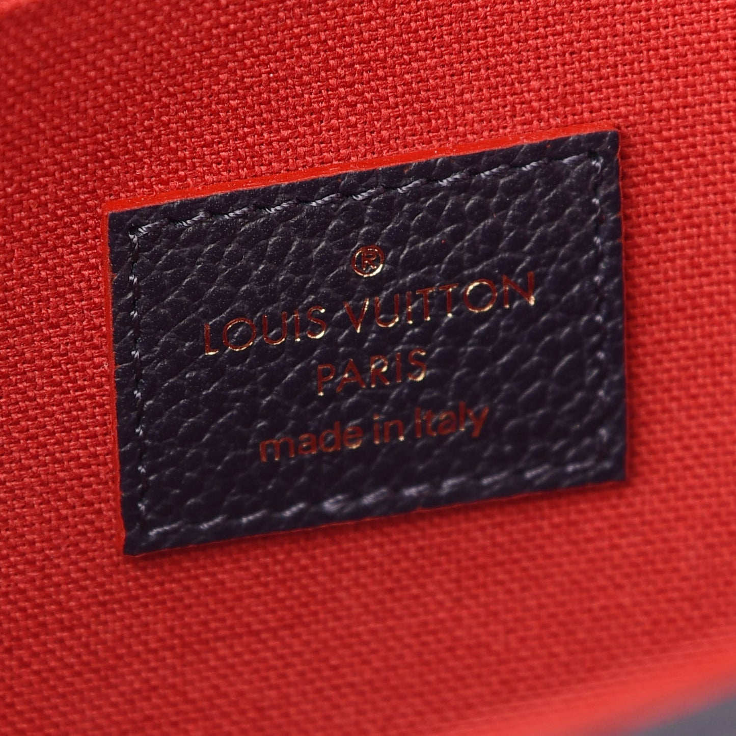 Empreinte Pochette Felicie Chain Wallet Marine Rouge