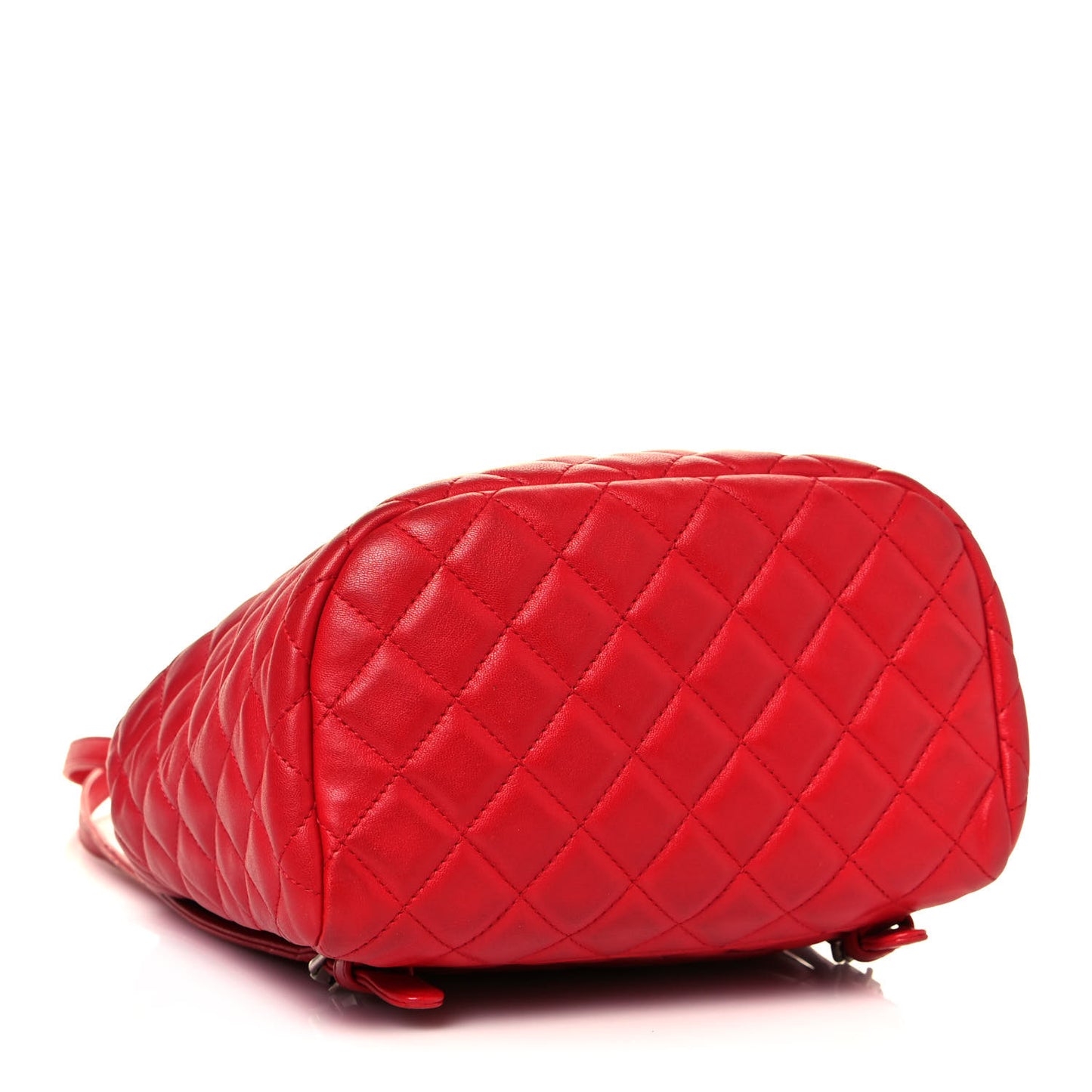 Lambskin Quilted Small Urban Spirit Backpack Red