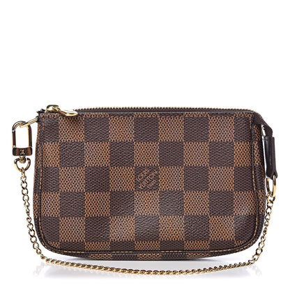 Louis Vuitton Damier Ebene Mini Pochette Accessories 1 of 9