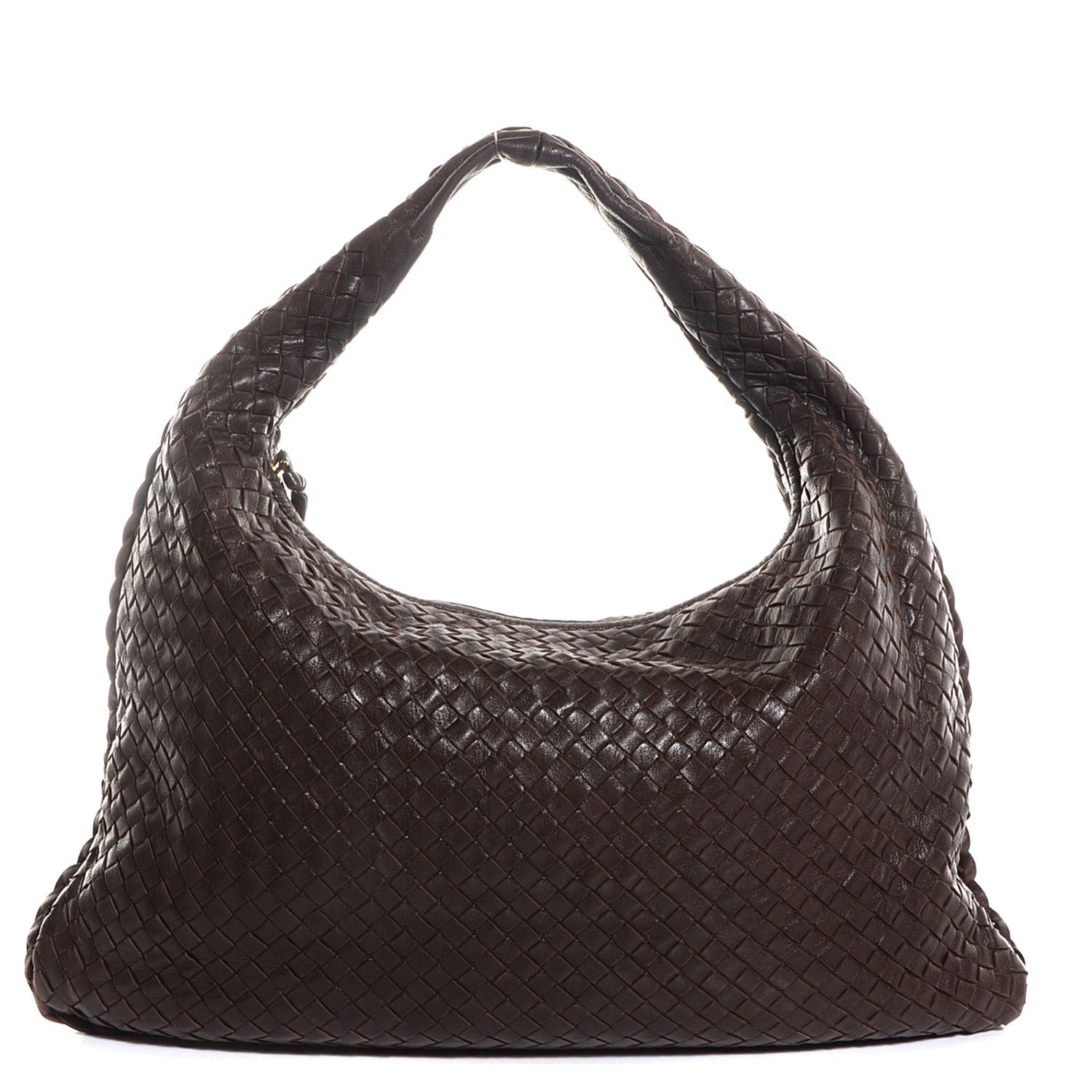 Bottega Veneta Nappa Intrecciato Large Veneta Hobo Ebano 1 of 9