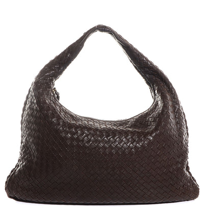 Bottega Veneta Nappa Intrecciato Large Veneta Hobo Ebano 1 of 9