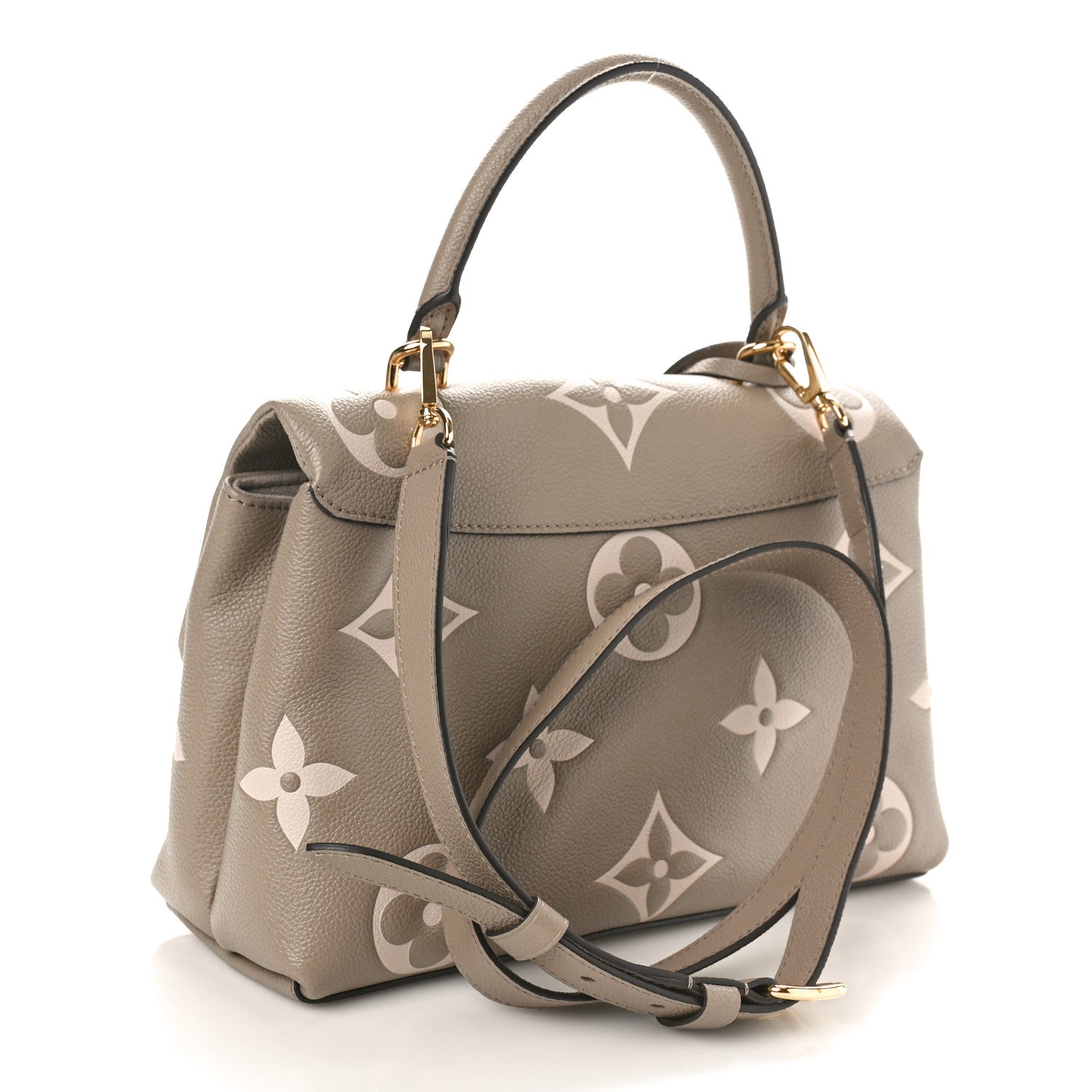 Louis Vuitton Empreinte Monogram Giant Madeleine MM Dove Grey Beige 2 of 8