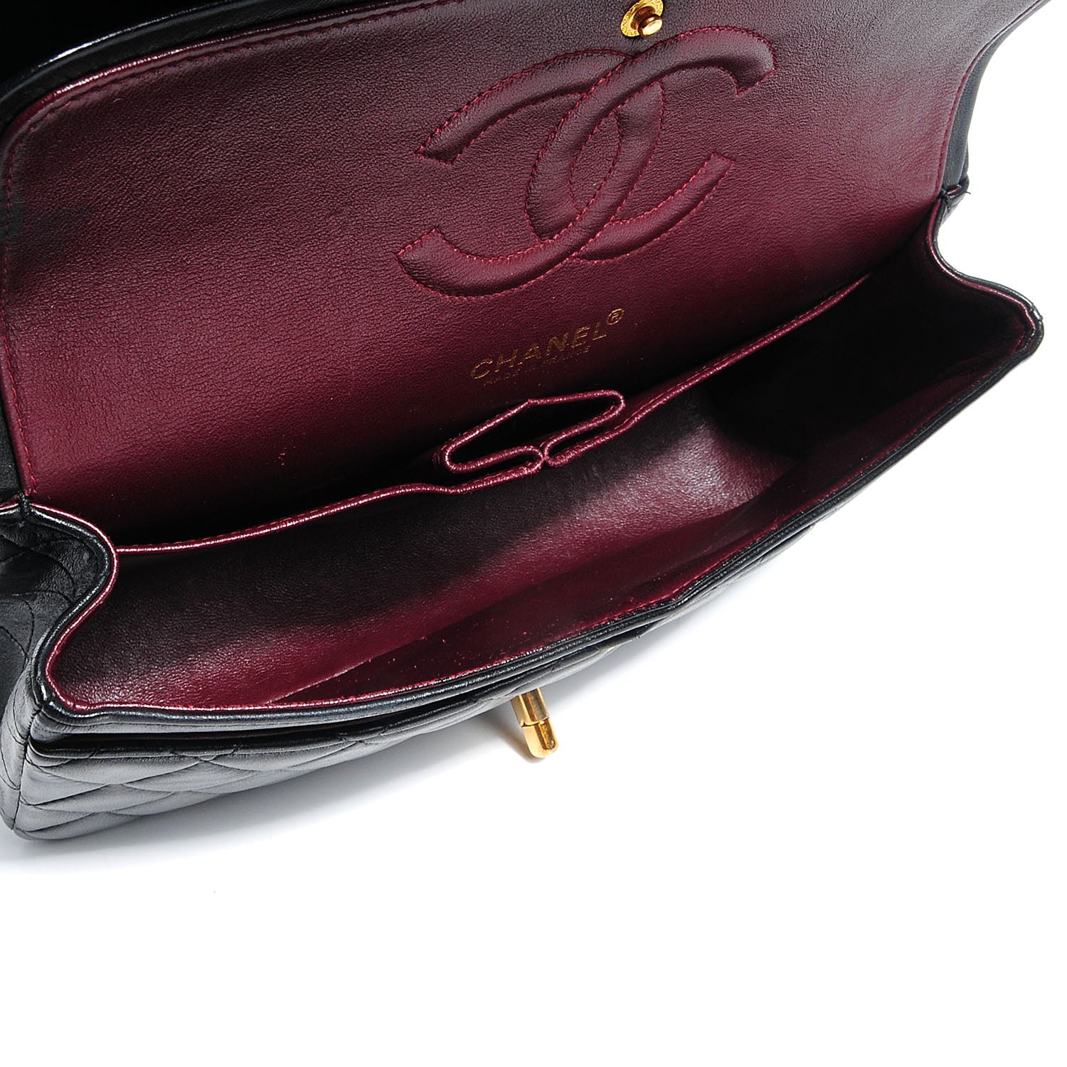 Chanel Lambskin Medium Double Flap Black 5 of 8