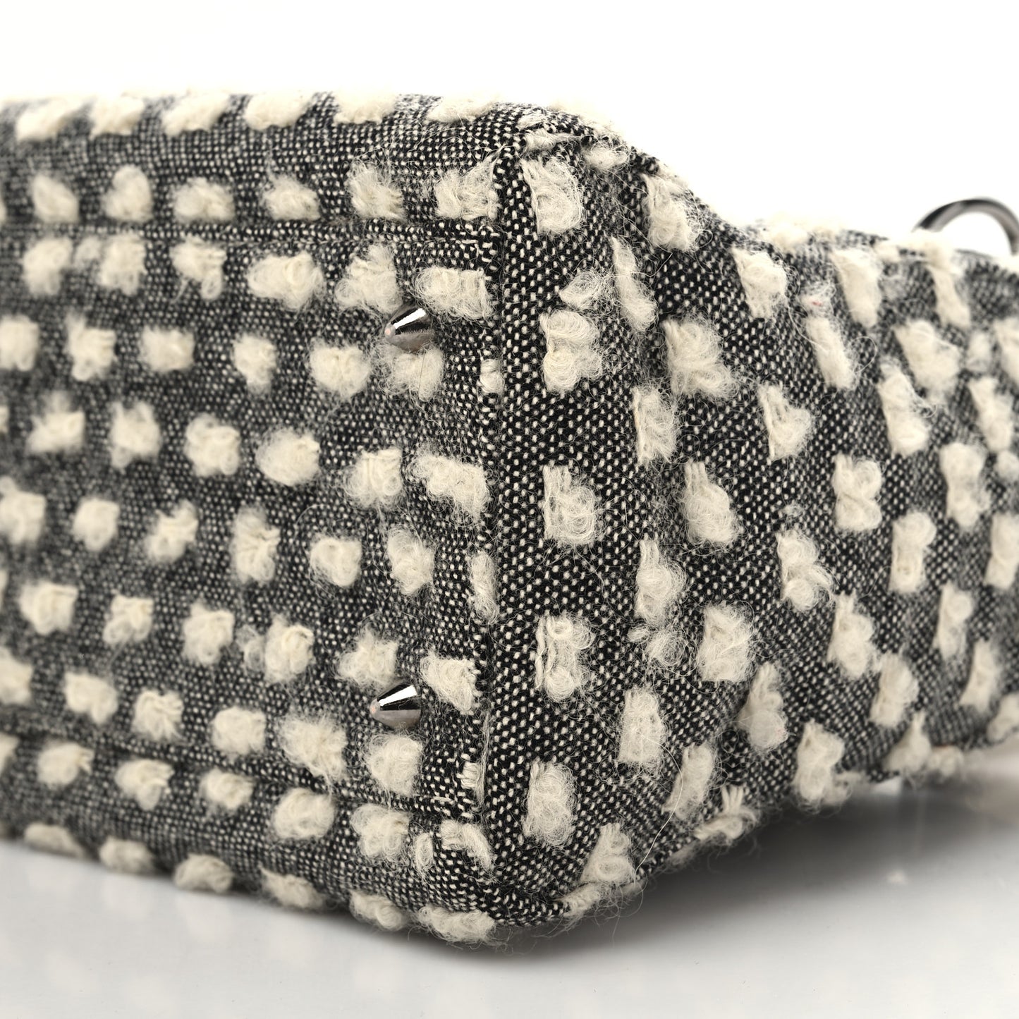 Wool Medium Lady Dior Grey