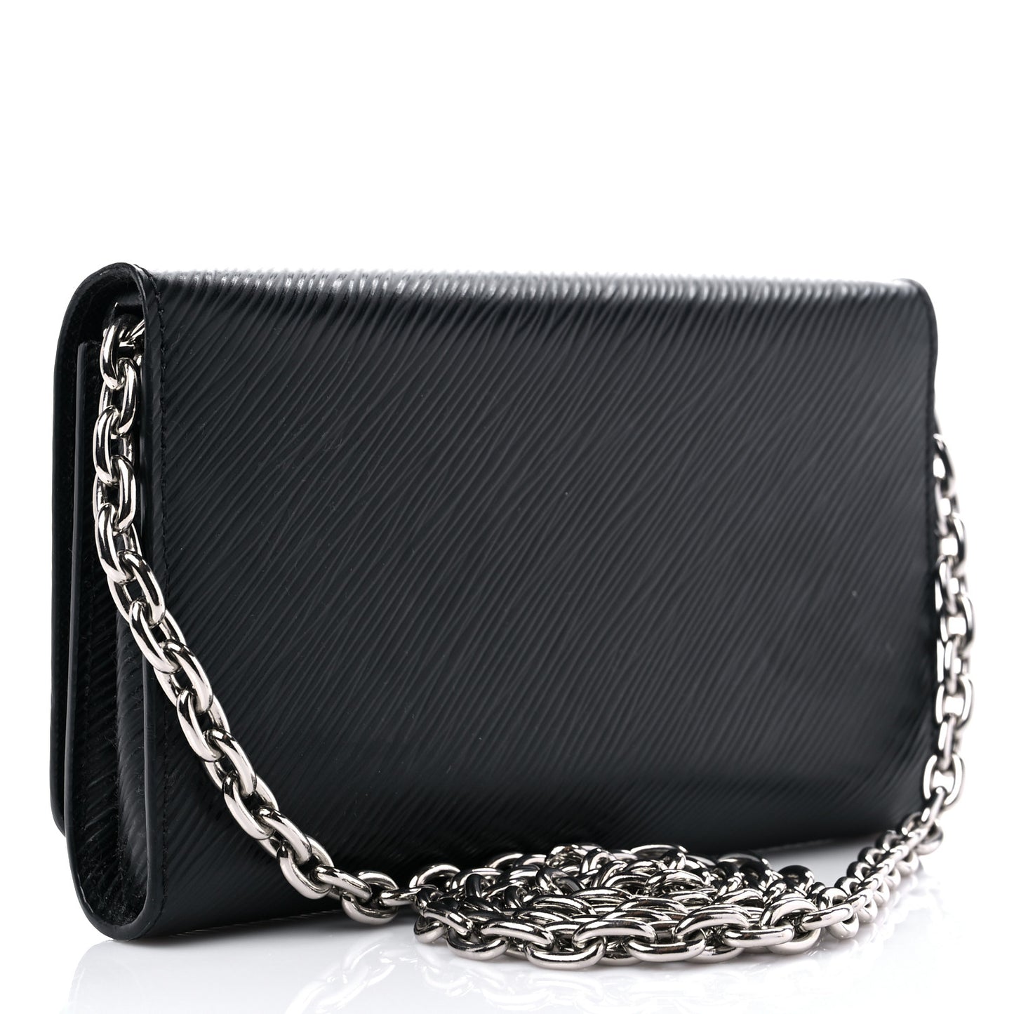 Epi Twist Chain Wallet Black