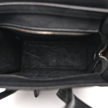 Celine Drummed Calfskin Nano Luggage Black 5 of 11