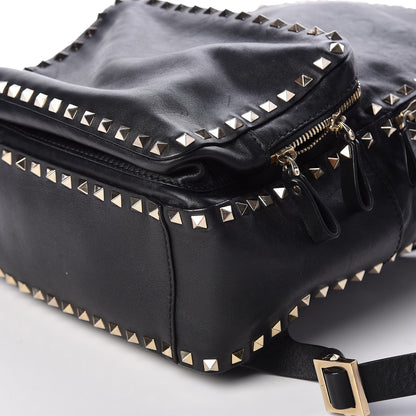 Valentino Garavani Vitello Medium Rockstud Backpack Black 13 of 13