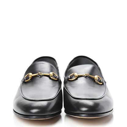 Gucci Lambskin Womens Brixton Horsebit Loafers 40 Black 2 of 8