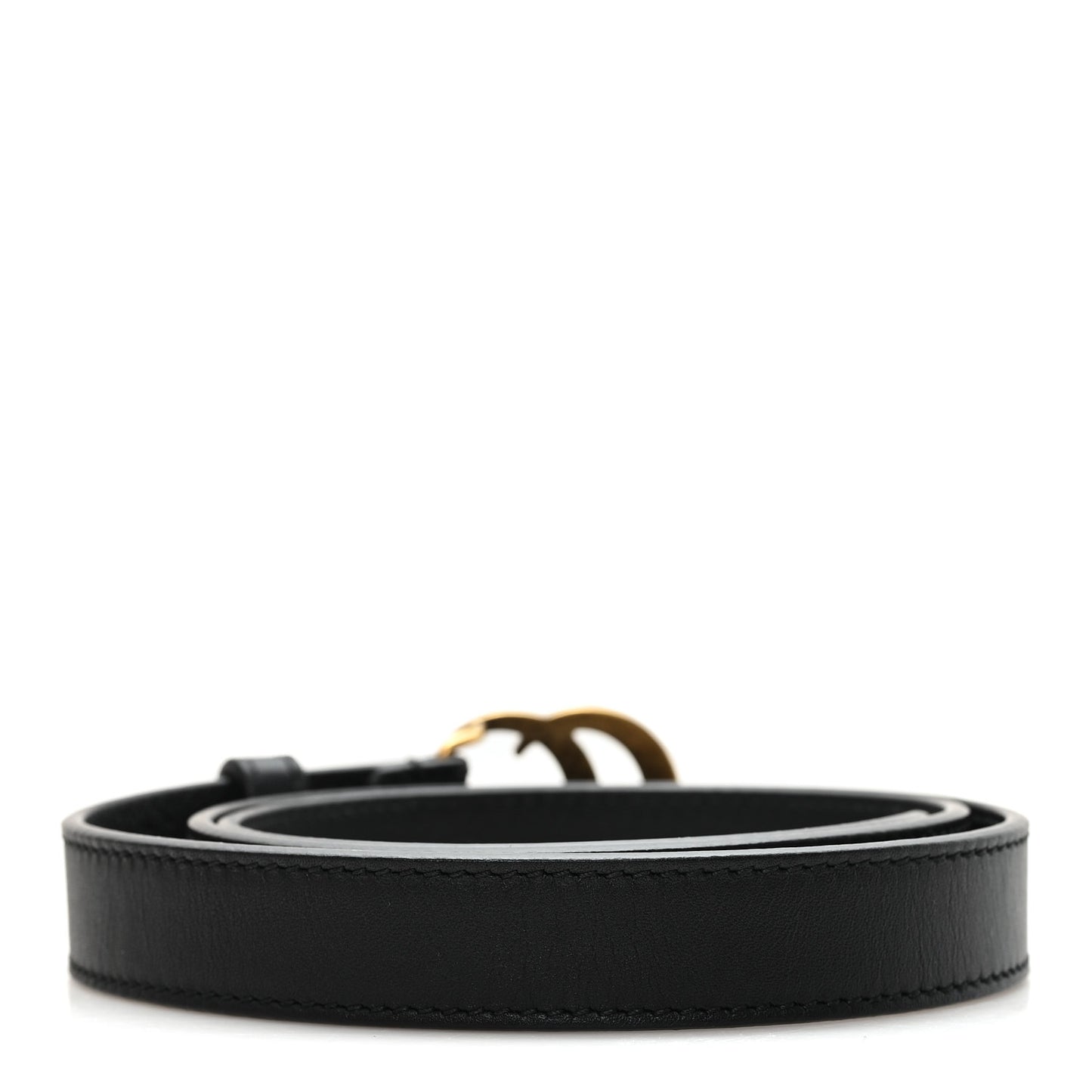 Calfskin Double G 20mm Belt 75 30 Black