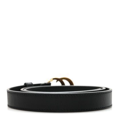 Gucci Calfskin Double G 20mm Belt 75 30 Black 2 of 4