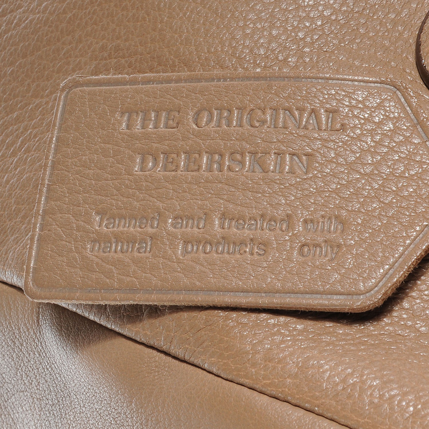 Prada Cervo Deerskin Tote Visone 10 of 10
