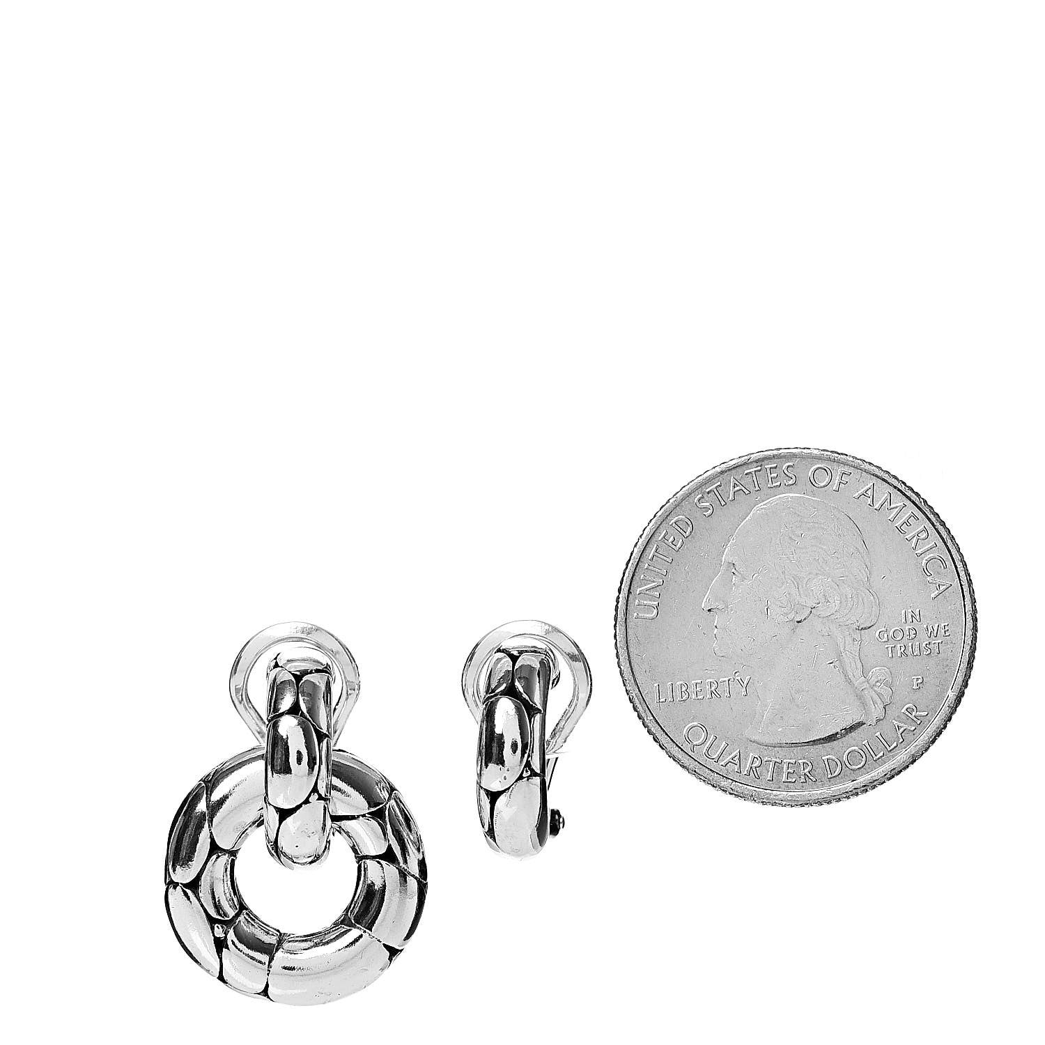 John Hardy Sterling Silver Kali Door Knocker Earrings 2 of 4