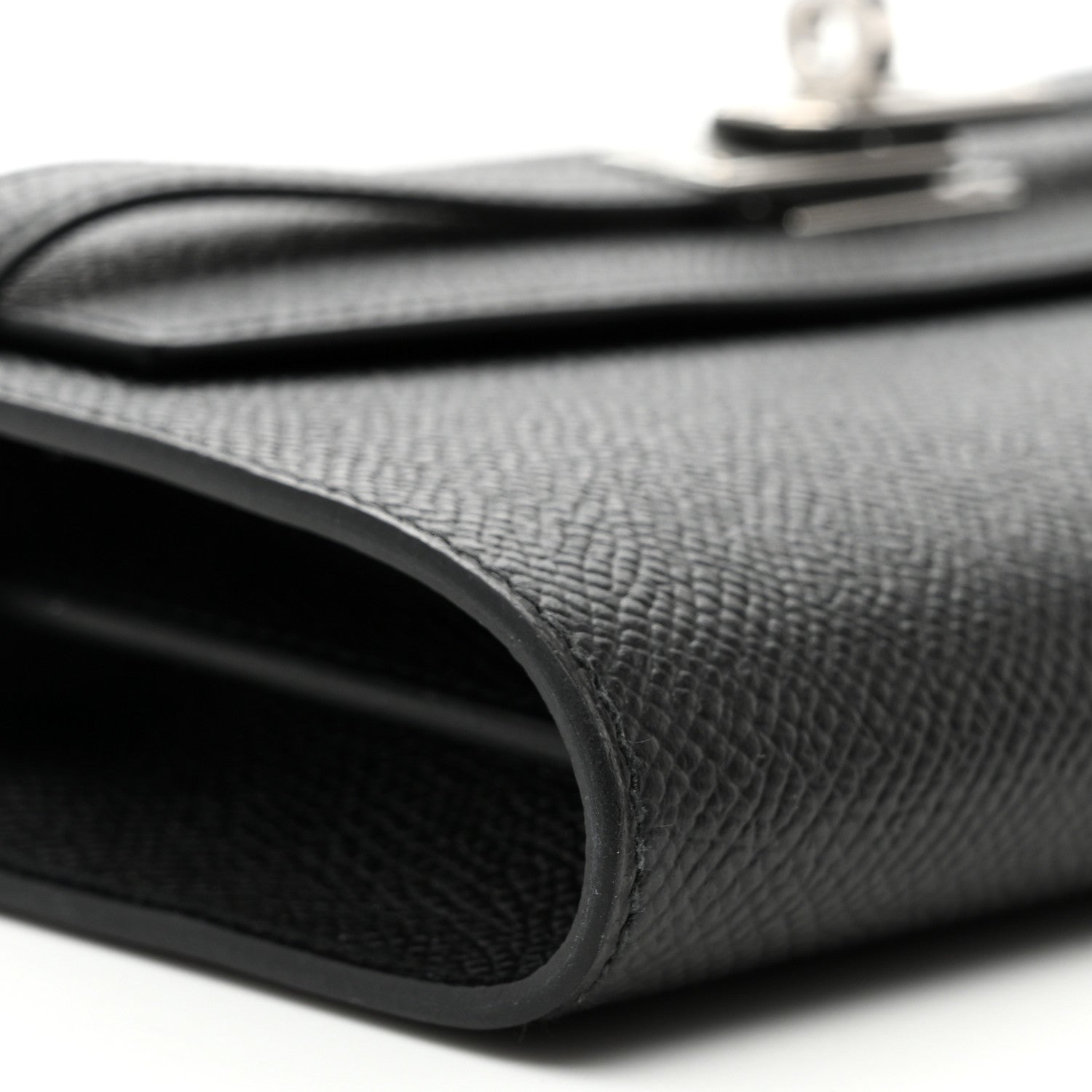 Hermes Epsom Kelly Wallet To Go Black 8 of 10