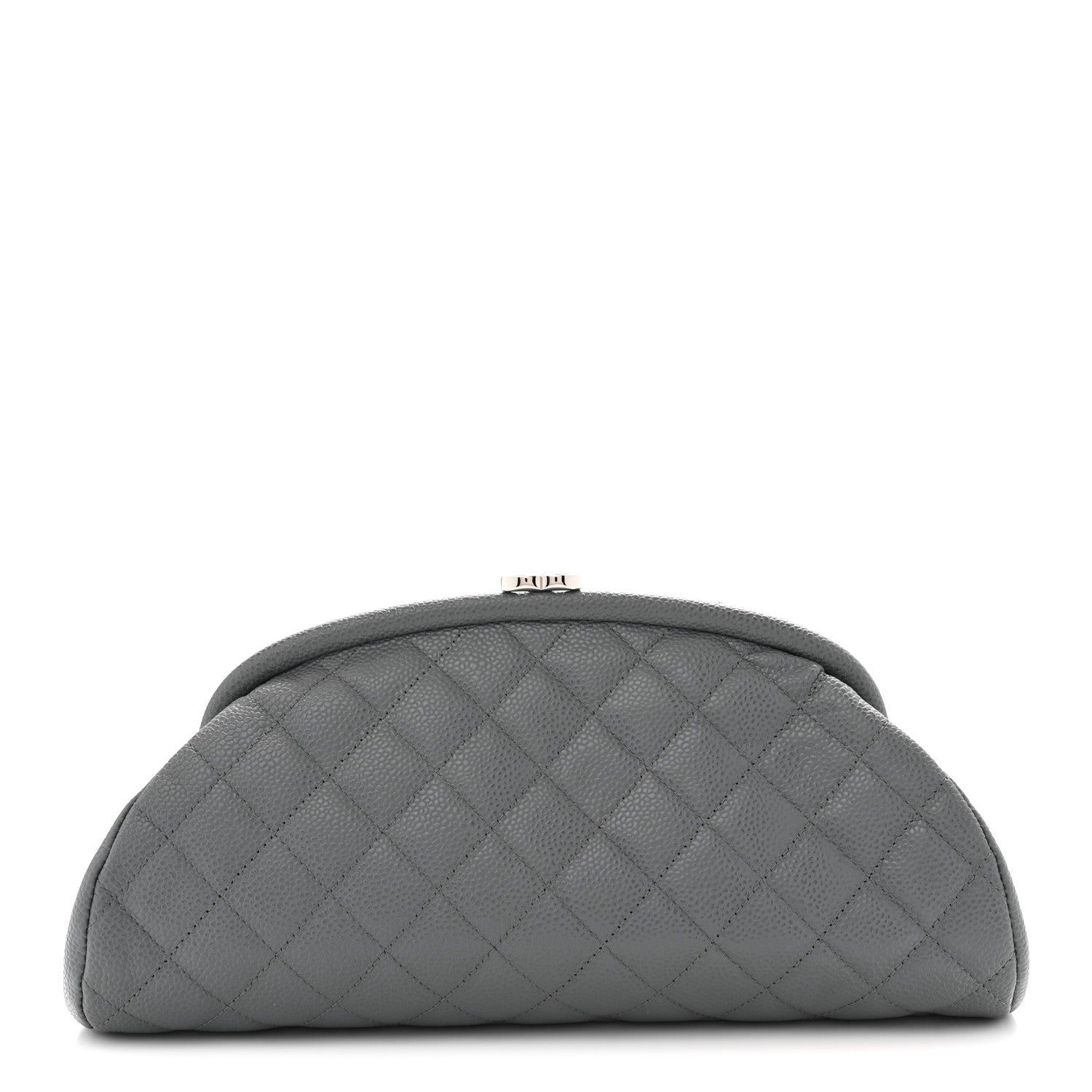 Chanel Caviar Quilted Timeless Clutch Dark Grey 1 of 11