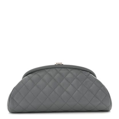 Chanel Caviar Quilted Timeless Clutch Dark Grey 1 of 11