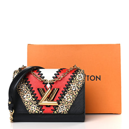 Louis Vuitton Epi Jungle Twist Shoulder Bag MM Black Coquelicot 9 of 9