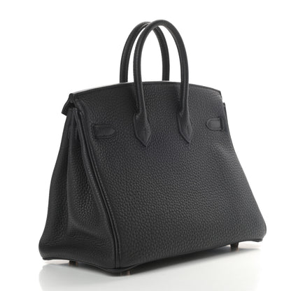 Hermes Togo Birkin 25 Black 3 of 34