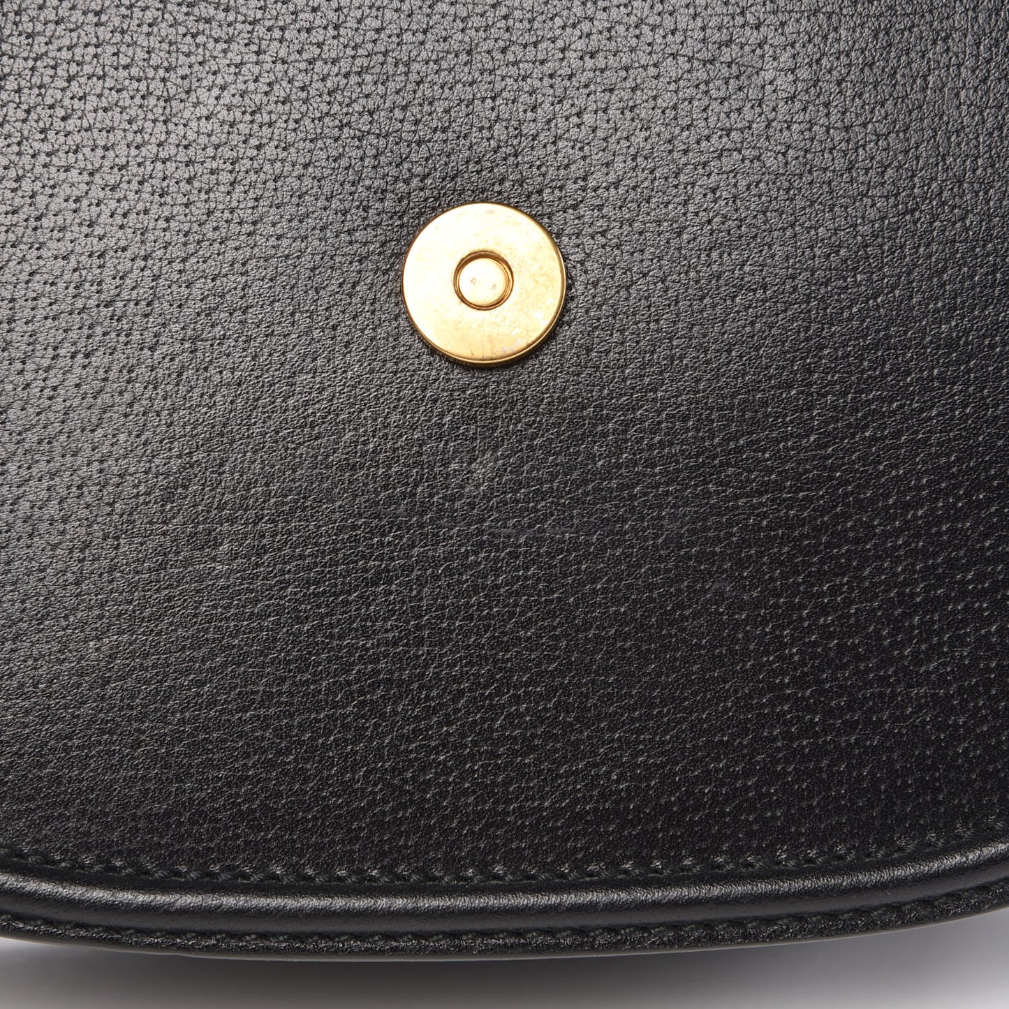 Calfskin Web Crystal Butterfly Stripe Small Totem Shoulder Bag Black