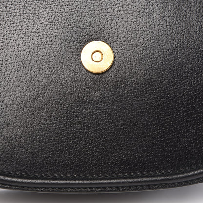 Gucci Calfskin Web Crystal Butterfly Stripe Small Totem Shoulder Bag Black 12 of 14