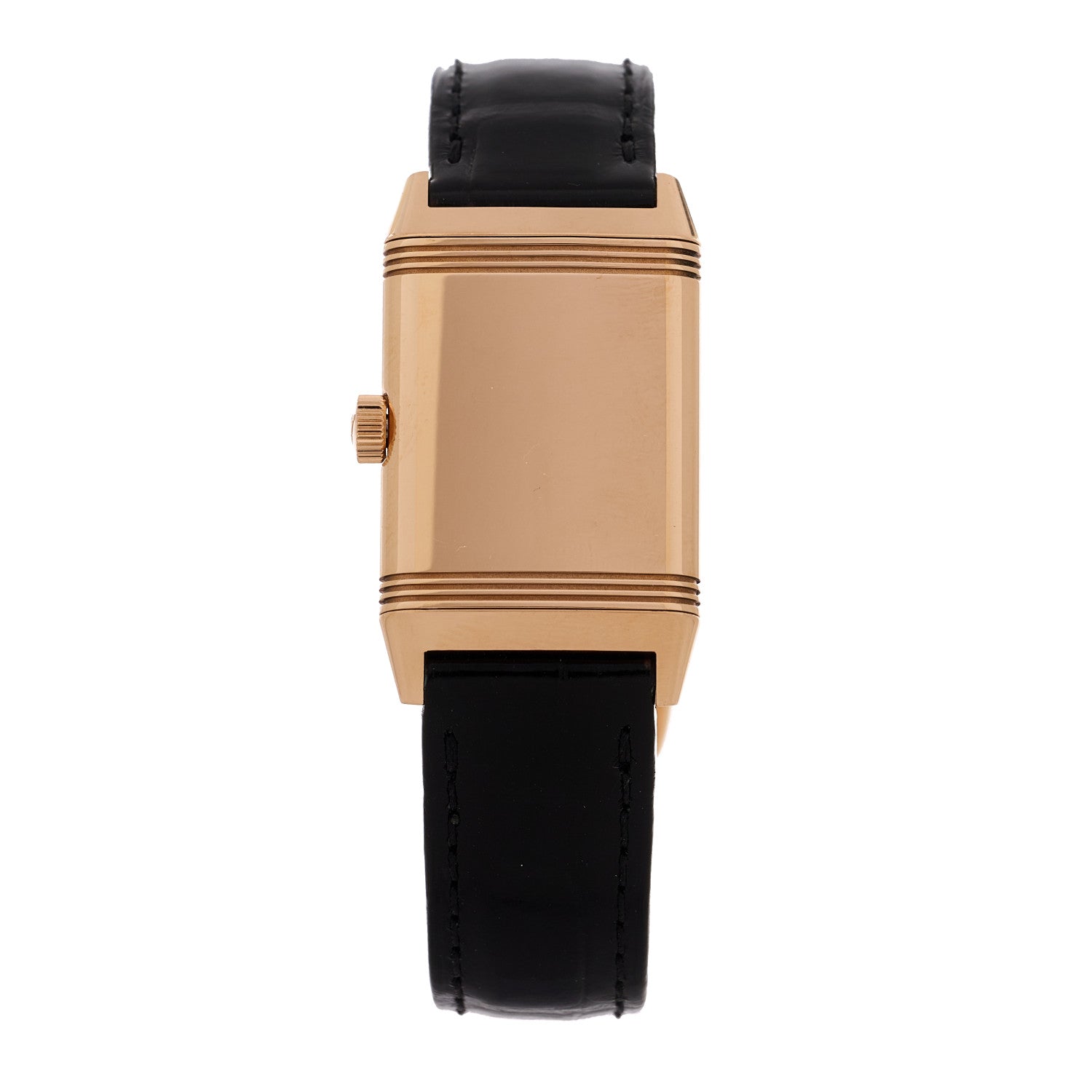 Jaeger-LeCoultre 18K Rose Gold Alligator 21mm Reverso Classic Manual Winding Watch Q2602540 2 of 7
