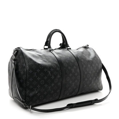 Louis Vuitton Monogram Eclipse Keepall Bandouliere 55 2 of 18