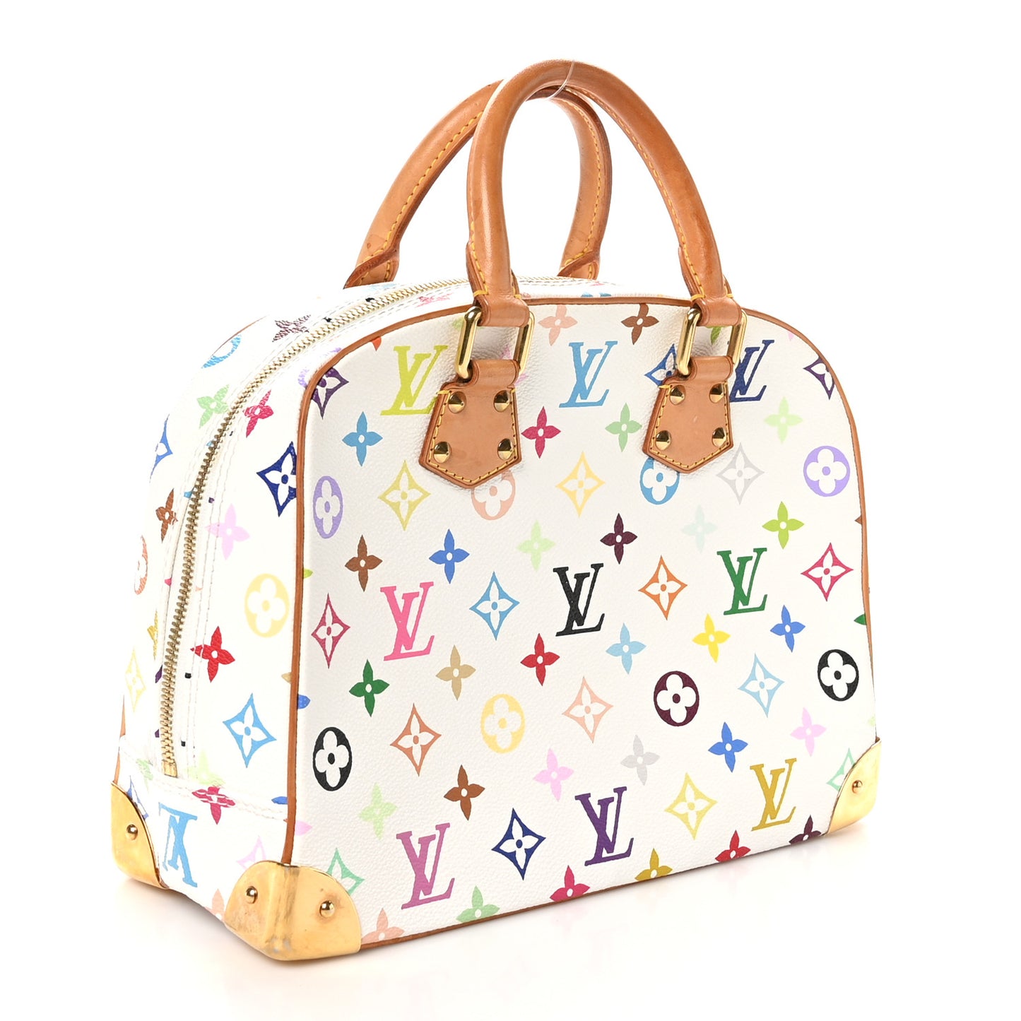 Monogram Multicolor Trouville White