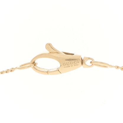 Gucci 18K Yellow Gold Emerald Ouroboros Snake Necklace 5 of 6