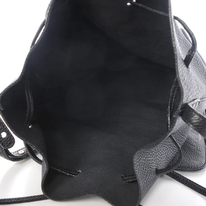 Mansur Gavriel Tumbled Calfskin Bucket Bag Black 6 of 7