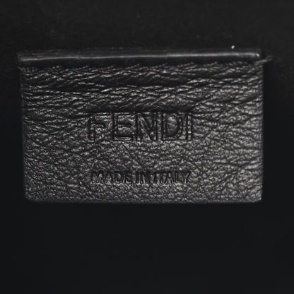 Fendi Vitello Plexiglass FF Embossed Mini Fendi Sunshine Shopper Tote Black 6 of 12