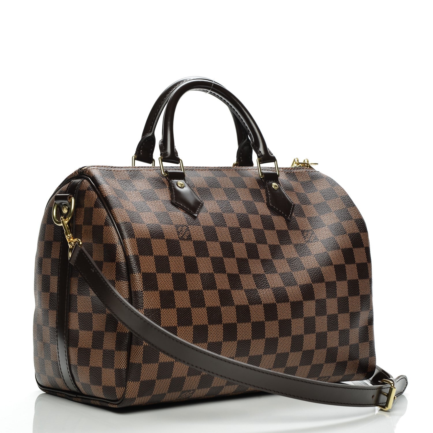 Louis Vuitton Damier Ebene Speedy Bandouliere 30 3 of 8