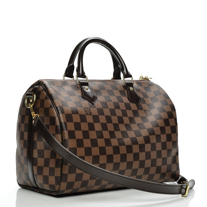 Louis Vuitton Damier Ebene Speedy Bandouliere 30 3 of 8