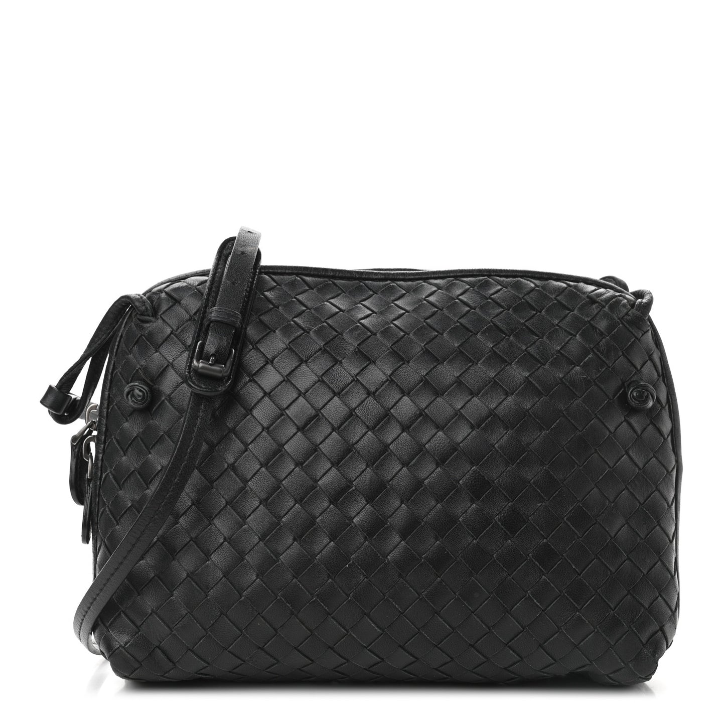 Nappa Intrecciato Nodini Bag Black