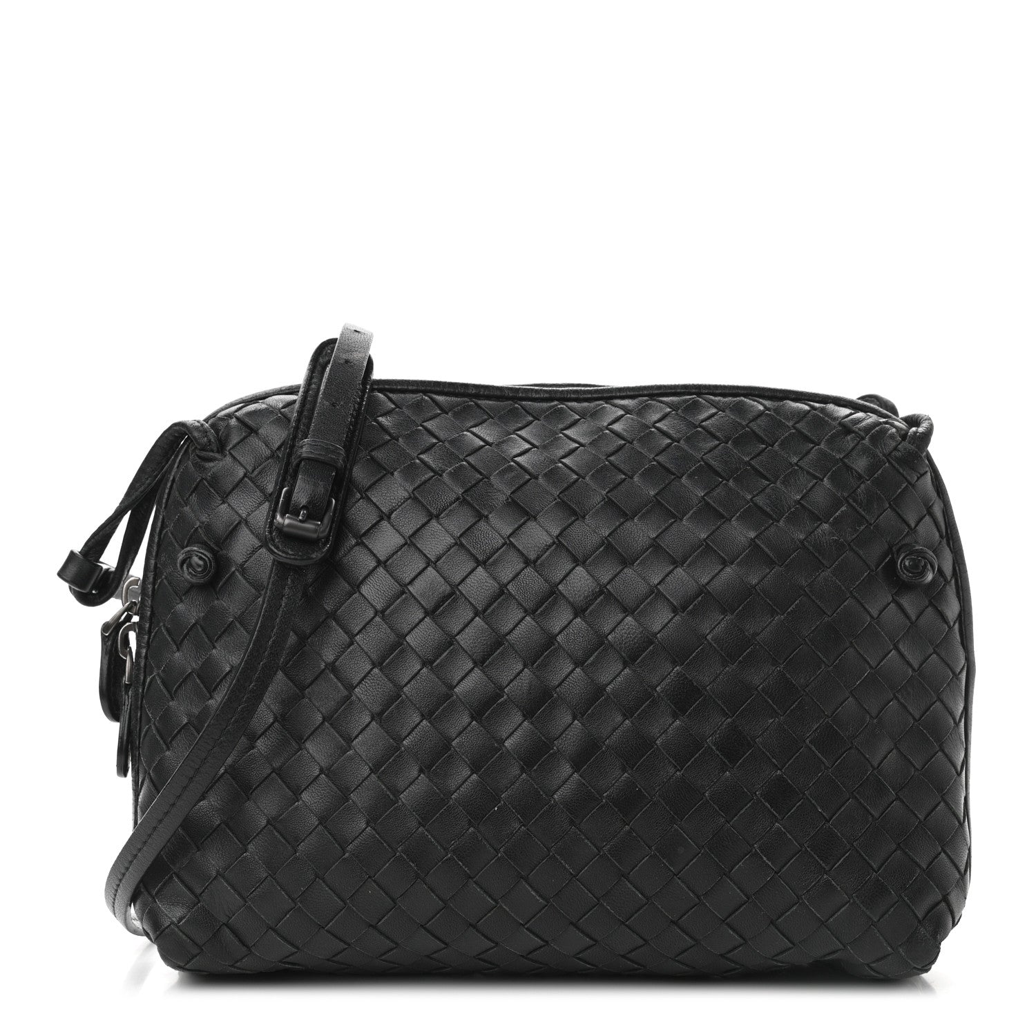 Bottega Veneta Nappa Intrecciato Nodini Bag Black 1 of 13