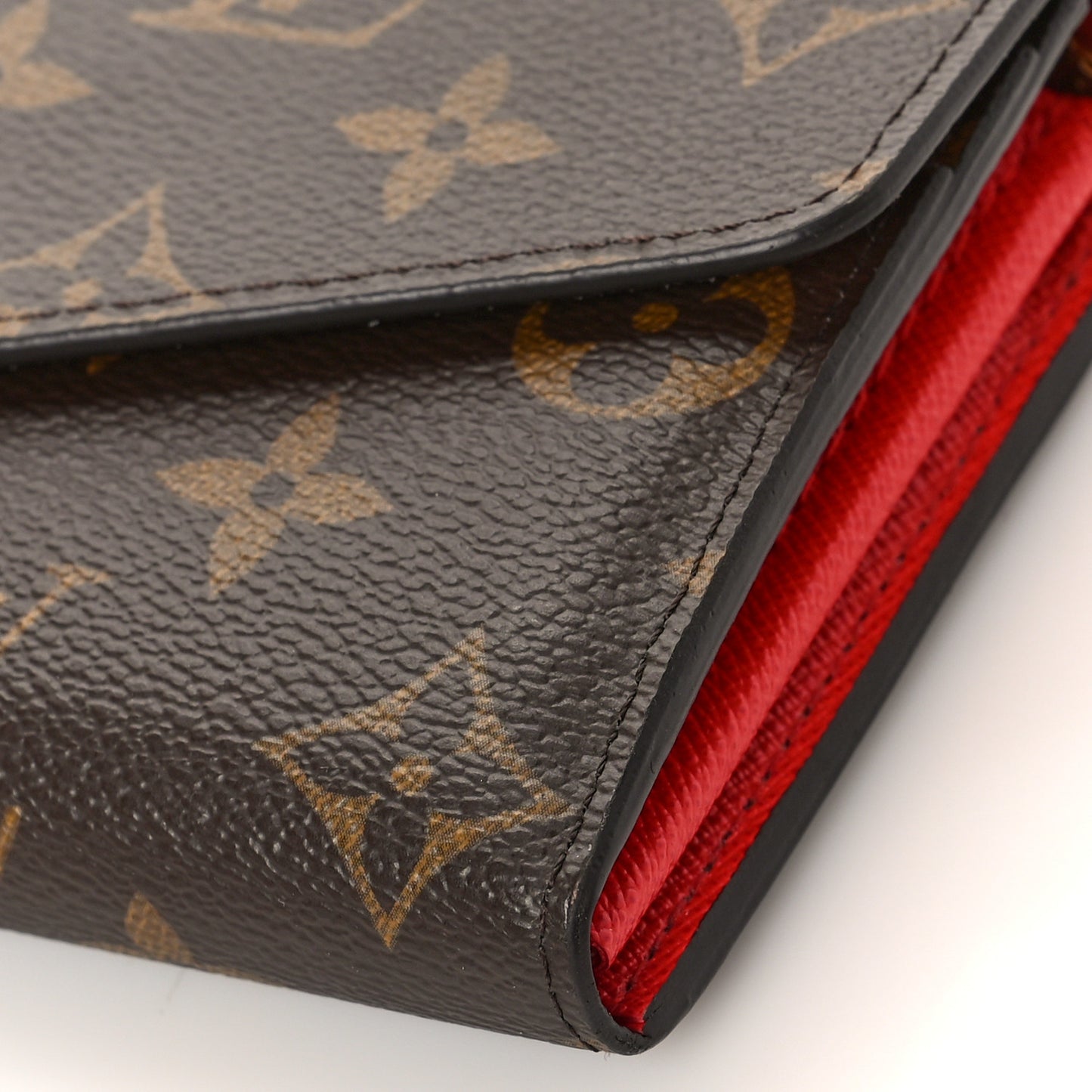 Monogram Sarah Wallet NM Coquelicot