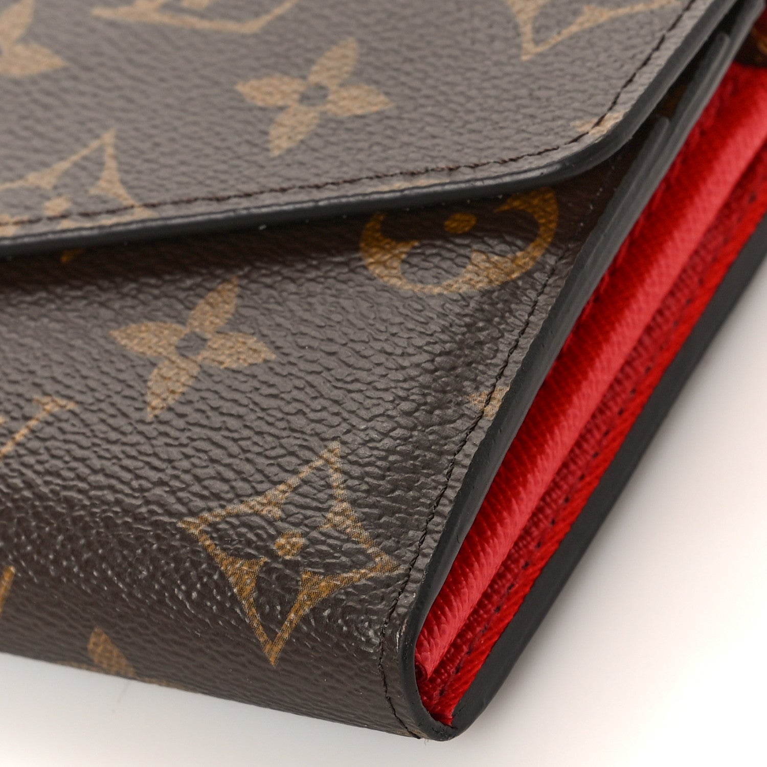 Louis Vuitton Monogram Sarah Wallet NM Coquelicot 8 of 9