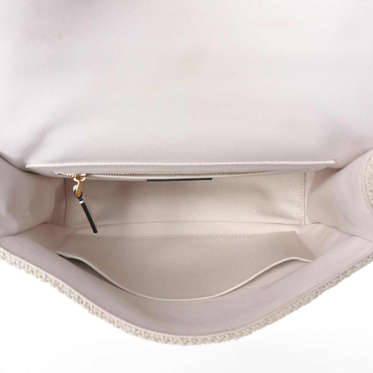 Valentino Garavani Knit Large Roman Stud Shoulder Bag Ecru 5 of 12