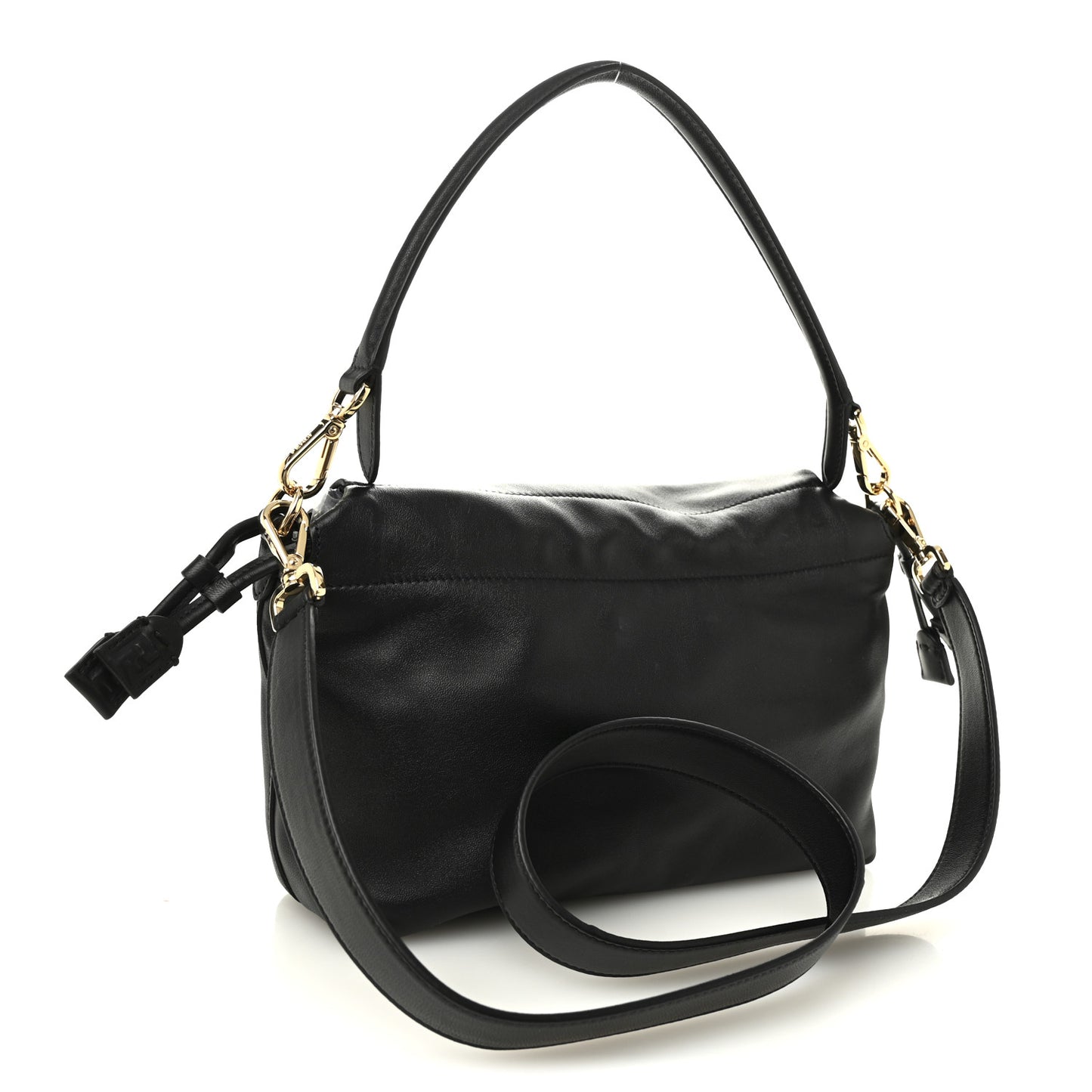 Nappa Medium Mamma Baguette Black