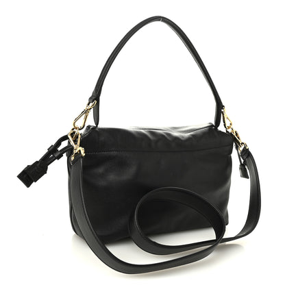 Fendi Nappa Medium Mamma Baguette Black 3 of 10