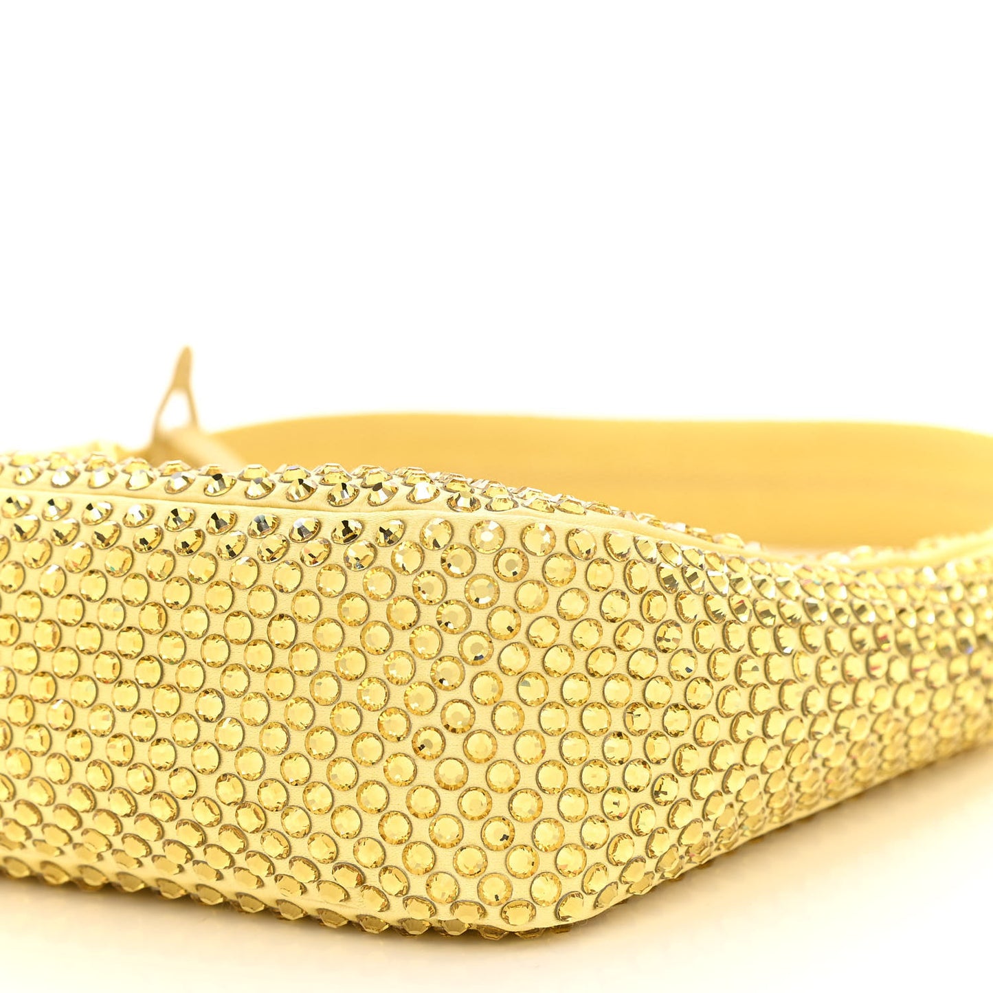 Satin Crystal Mini Re-Edition 2000 Bag Ananas