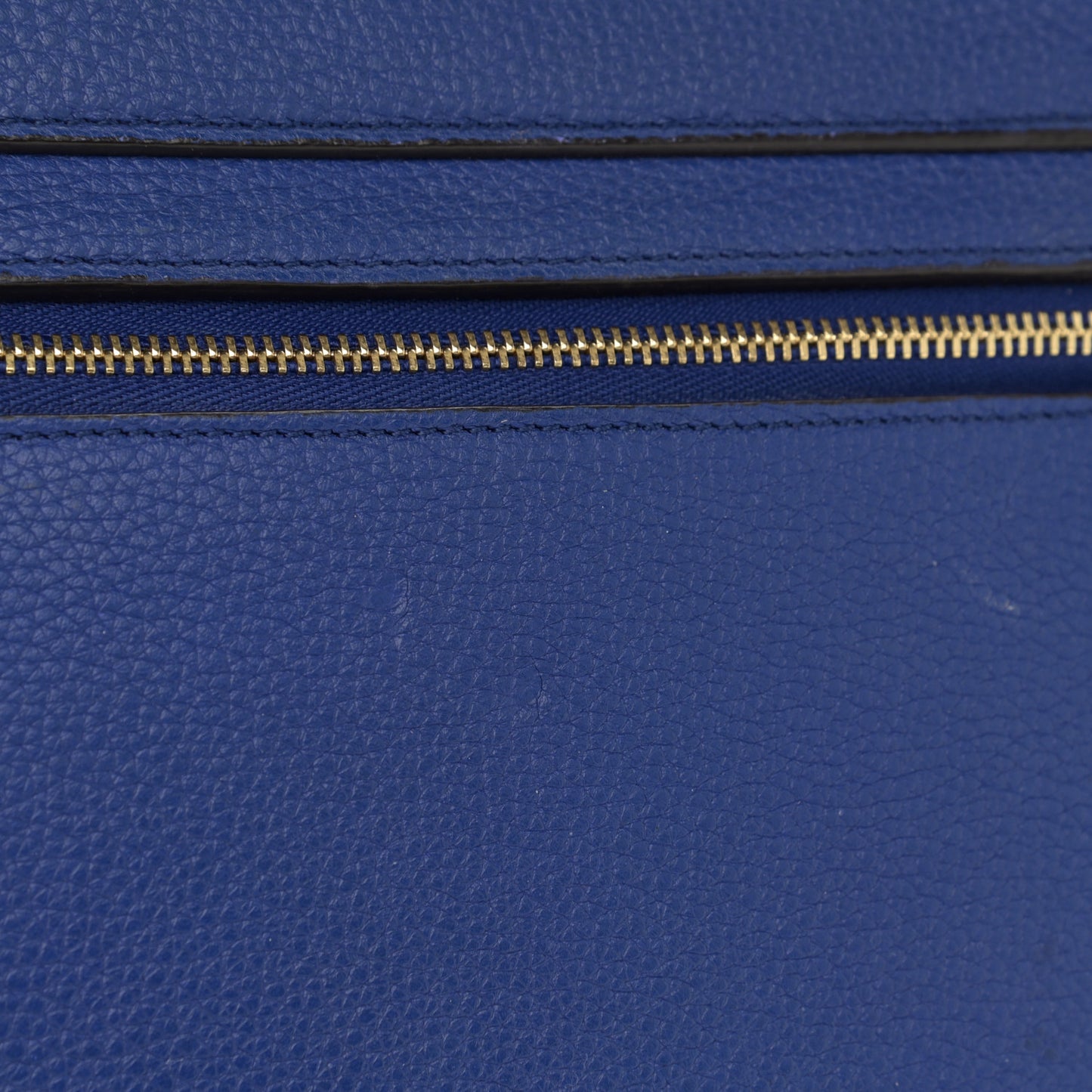 Grained Calfskin Mini Belt Bag Indigo