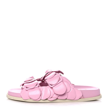 Valentino Garavani Kidskin Atelier 03 Rose Edition Double Buckle Slide Sandals 38.5 Pink Borealis 1 of 9